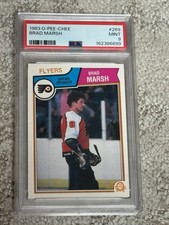 1983 O-PEE-CHEE OPC HOCKEY CARD PSA 9 BRAD MARSH PHILADELPHIA FLYERS