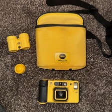Vtg Minolta Weathermatic Dual 35 AF 35mm Film Camera + Case + New Fill Roll