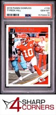 2018 PANINI DONRUSS #139 TYREEK HILL CHIEFS PSA 10