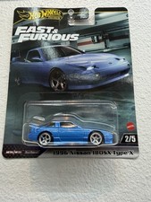 Hot Wheels 1996 Nissan 180SX Type x Premium 1/64 Scale 2/5 Fast & Furious