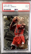 1995 Metal Michael Jordan PSA 9 Nuts & Bolts #212
