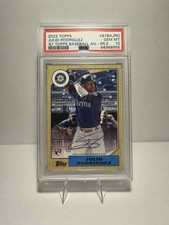 2022 Topps Series 2 - 1987 Topps Baseball Autographs Julio Rodriguez PSA 10