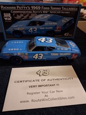 1969 Richard Petty Ford Torino Talladega 100th Win 1/24 Route Wix Nascar Diecast