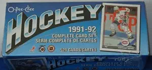 1991-92 Opc NHL Hockey Factory Complete Sealed Box Set 528 Cards