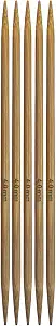 Mdoker Bamboo Double Pointed Knitting Needles Carbonized Bamboo Knitting Needle 7.9 inch(20cm) Length for Handmade Creative DIY Knitting Yarn Projects,Size US 6(4mm)