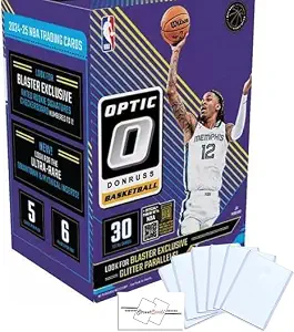 2024-25 Optic Donruss Basketball Blaster Box with 30 Trading Cards + 6 Toploaders + StreetCards Magnet!