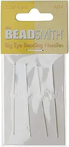 Big Eye Needles Beading (Set Of 4) - Easiest Needle To Thread