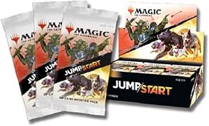 MTG Magic The Gathering Jumpstart Booster Display Box Jump Start - 24 Packs of 20 Cards Each, + Bonus Rare!