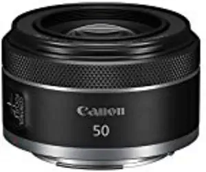 Canon RF50mm F1.8 STM Lens, Mirrorless Lens, Fixed Focal Length, Compatible with EOS R Series Mirrorless Cameras, Compact, Lightweight Design, Portraits, Landscapes, Photography, Black