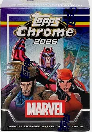 2026 Topps Chrome Marvel BLASTER box (8 pks/bx)