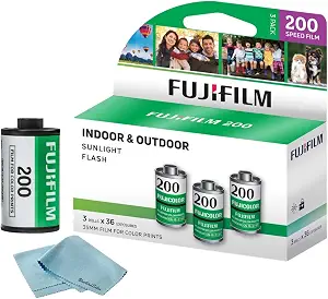Fujifilm 200 Color Negative Film, 35mm 3 Pack