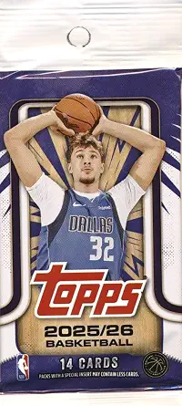 2025/26 Topps Basketball HUGE Retail Foil Pack with (14) Brand New Cards!