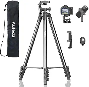 60″ Camera Tripod Lightweight Travel Stand for Canon Nikon Phone