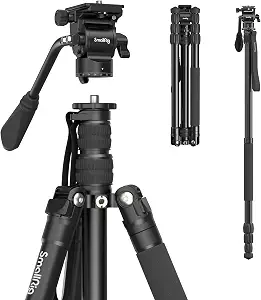 SmallRig CT180 Video Tripod with Mini Fluid Head Kit V2