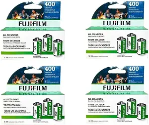 FUJIFILM 400 Color Negative Film | 3-Pack, 35mm, 36 Exposures