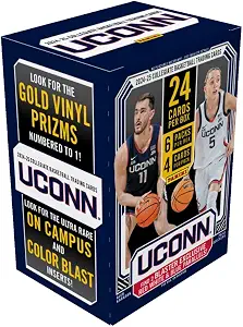 2024 Panini UConn Huskies Basketball Blaster Box – Official NCAA Trading Cards – Blaster-Exclusive Parallels, Inserts & Rookies – Sealed Panini Retail Box
