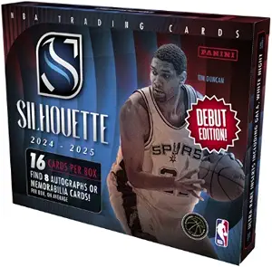 2024/25 Panini Silhouette Basketball Hobby Trading Card Box (1 Autograph Per Hobby Box)