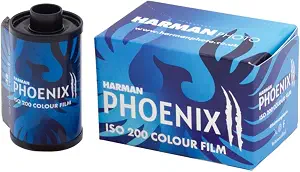 Harman Phoenix II 200 35mm Color Negative Roll Film, ISO, 36 Exposures