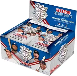 2026 Topps Series 2 Baseball Trading Cards Retail Box | 20 Packs | 14 Cards per Pack | Factory Sealed