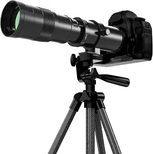 BENOISON 420-800mm MF Telephoto Lens EF Lens for Canon DSLR