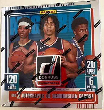 2025-26 Panini Donruss Basketball Factory Sealed Mega Box 120 Cards