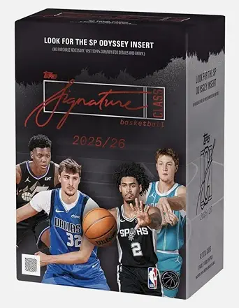 2025-26 Topps Signature Class NBA Basketball Sealed Blaster Box 42 Cards