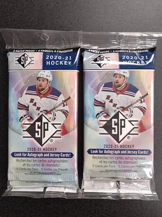 2020-21 NHL Upper Deck SP Hockey Factory Sealed Value Pack Lot 30 Cards