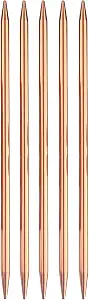 Weabetfu Aluminum Double Pointed Knitting Needles Colored Metal Knitting Needle 7-inch(18cm) Length for Handmade DIY Knitting Yarn Projects,US Size 7(4.5mm)