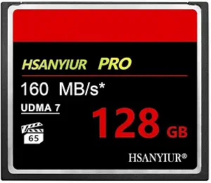 128GB UDMA Speed Up to 160MB/s,Original CF Card Camera Memory Card