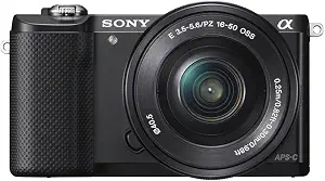 Used Sony A5000 Mirrorless Camera w/ 16-50mm Lens