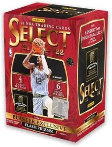 2021-2022 Panini Select Basketball Trading Card Blaster - 24 Cards per Box - 6 Inserts OR PRIZM Parallels