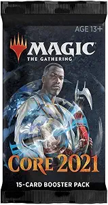 Magic The Gathering C75030000 Magic: The Gathering-2021 Core Set Draft Booster