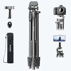 60″ Camera Tripod Lightweight Travel Stand for Canon Nikon Phone
