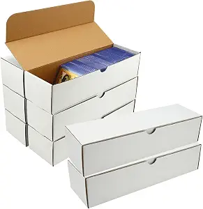 Trading Card Storage Box,8-Pack 6400 Count Cardboard TCG&Sport Card Box