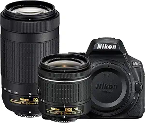 Nikon D5600 24.2MP Digital SLR Camera w/ 18-55mm Zoom Lens [EXC+]