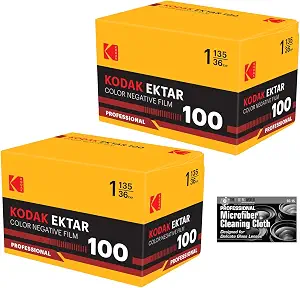 Kodak Eastman Professional Ektar 100 Color Negative Film (35mm Roll Film, 36 Exposures)