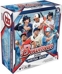 2026 Bowman Baseball - Mega Box - Topps Trading Cards - MLB - Made in USA - Factory Sealed
