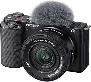 Sony ZV-E10 APS-C Mirrorless Camera with 16-50mm Lens Black