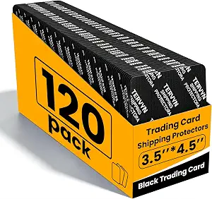 Trading Card Shipping Protectors, 120 Pack 3.5 x 4.5 Inch