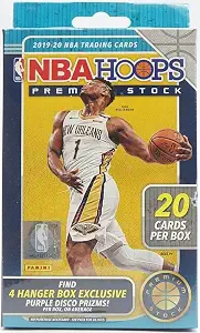2019-20 Panini Hoops Premium Hanger Box (20 Cards/Box)