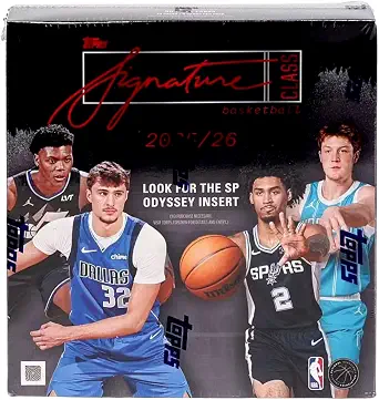 2025/26 Topps Signature Class Basketball MEGA box (10 pks/bx)