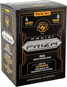 2025 Panini Prizm Club World Cup Soccer Blaster Box – FIFA Trading Cards – Includes Blaster-Exclusive Prizms, Rookies & Inserts – Official Panini Retail Set