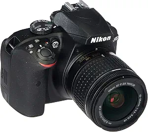 Nikon D3400 Digital SLR Camera Body 24.2mp w/ 18-55mm Lens [Good]