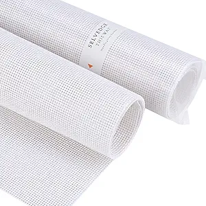 2 Pack 13 Mesh Needlepoint Canvas with Selvedge Direction Marked