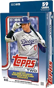 2025 Topps Series 2 Baseball Trading Card Hanger Box (Look for Exclusive Diamante Base Card Parallels)