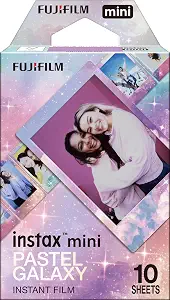 FUJIFILM instax mini Pastel Galaxy Instant Film - 10 Exposures