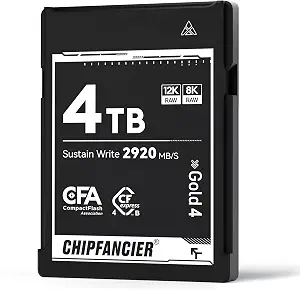 CFexpress 4.0 Type B 968GB Memory Card Up to 3550MB/s Read 1550MB/s Write-Raw 8K Video Recording Compatible with Nikon D5/D6/Z7/Z9 Panasonic Canon EOS DJ for Photographers Black