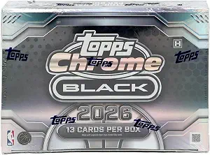 2025/26 Topps Chrome Black NBA Basketball Hobby Box