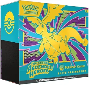 Pokemon TCG: Mega Evolution Ascended Heroes Pokemon Center Elite Trainer Box | AH PKC ETB | Exclusive N's Zekrom Promo | 11 Booster Packs