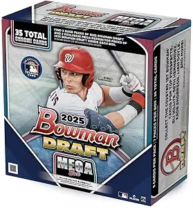 2025 Topps MLB Baseball Bowman Draft Baseball Trading Card Mega Box